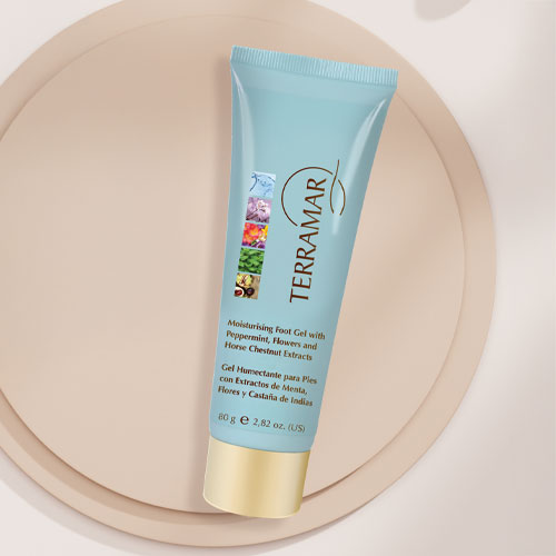Terramar Gel Humectante para Pies con Extractos de Menta