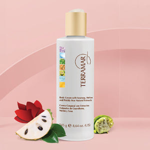 Terramar Crema Corporal Con Extractos de Guanábana, Melón y Tuna