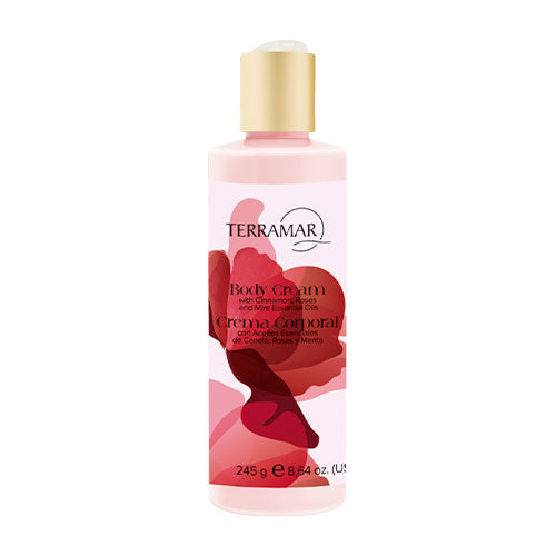 Terrmar ACEITE CORPORAL Con Aceites Esenciales De Canela, Rosa y Menta