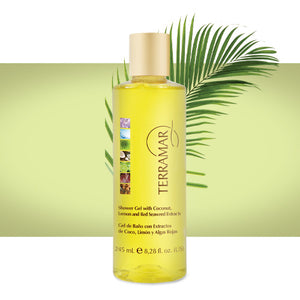 Terramar Gel de Baño con Extracto de Coco, Limón y Algas Rojas