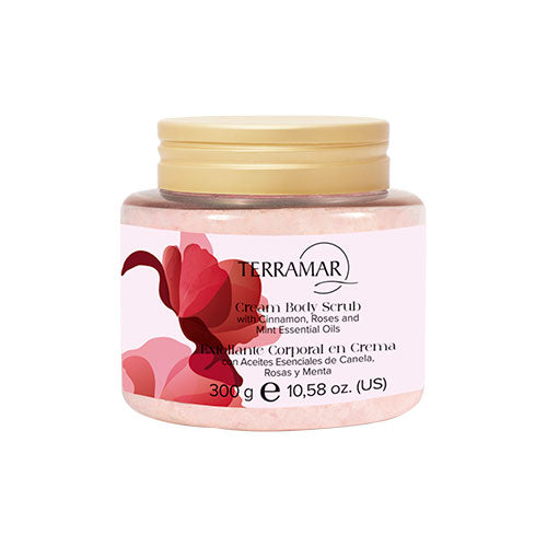 Terrmar Exfoliante Corporal en Creama Con Aceites Esenciles de Rosas, Canela y Menta