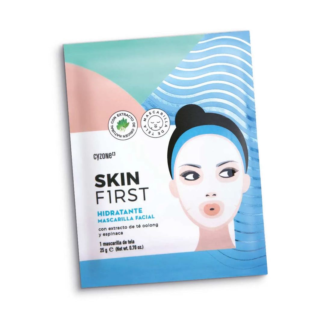 Cyzone Skin First Mascarilla Facial De Tela Hidratante