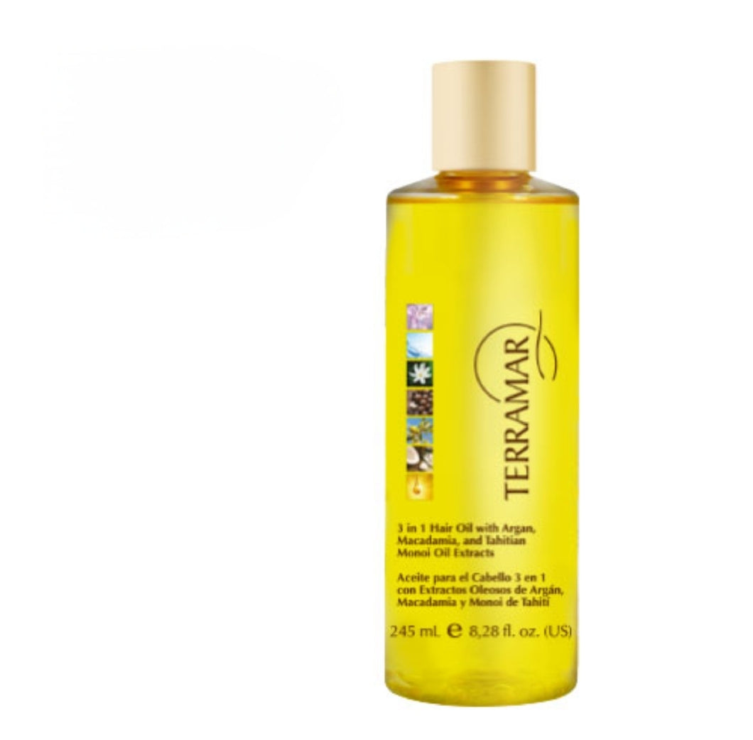 Terramar Aceite para el Cabello con Extractos Oleosos de Argán 8.28-OZ