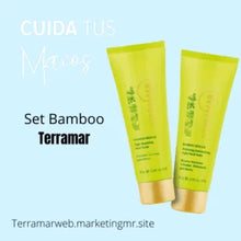 Cargar imagen en el visor de la galería, Terramar Set Manos Bamboo Incluye: Exfoliante, Bálsamo
