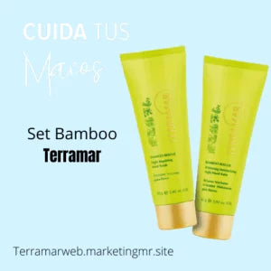 Terramar Set Manos Bamboo Incluye: Exfoliante, Bálsamo