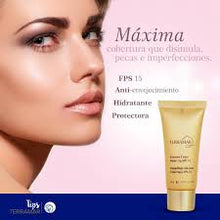 Cargar imagen en el visor de la galería, Terramar Base de Maquillaje Maxima Cobertura FPS15
