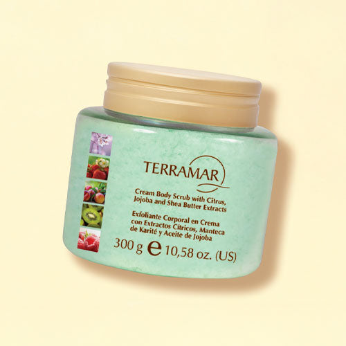 Terramar Exfoliante Corporal en Crema Con Extracto Cítricos, Jojoba y Karité