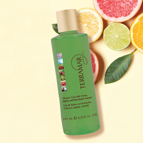 Terramar GEL DE BAÑO Con Extracto Cítricos, Jojoba y Karité