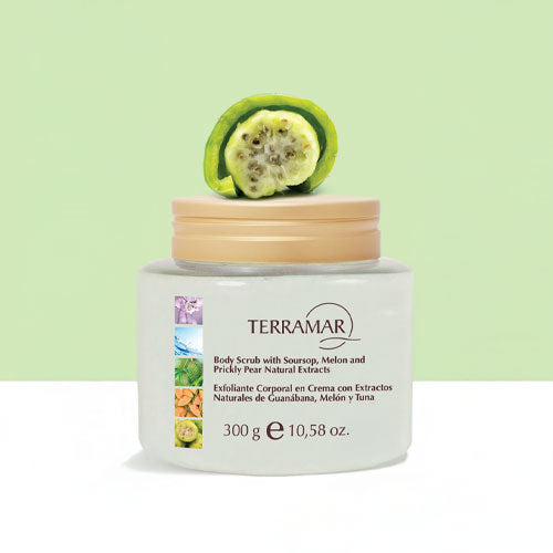 Terramar Exfoliante Corporal con Extractos Naturales de Guanábana, Melón y Tuna